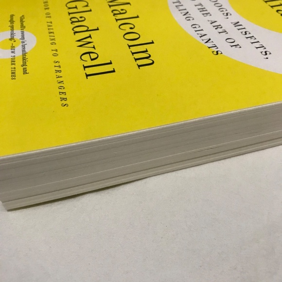 David and Goliath Underdogs, Misfits, and the Art of Battling Giants Book - Picture 3 of 6